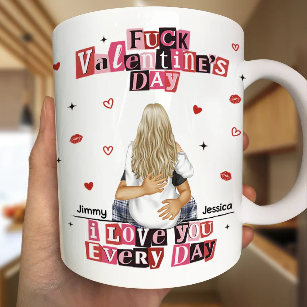 I Love You Every Day Ransom Note Style - Personalized Mug
