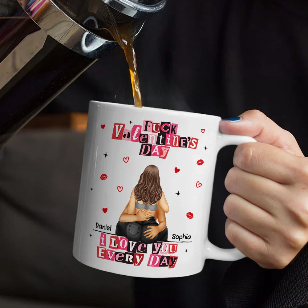 I Love You Every Day Ransom Note Style - Personalized Mug