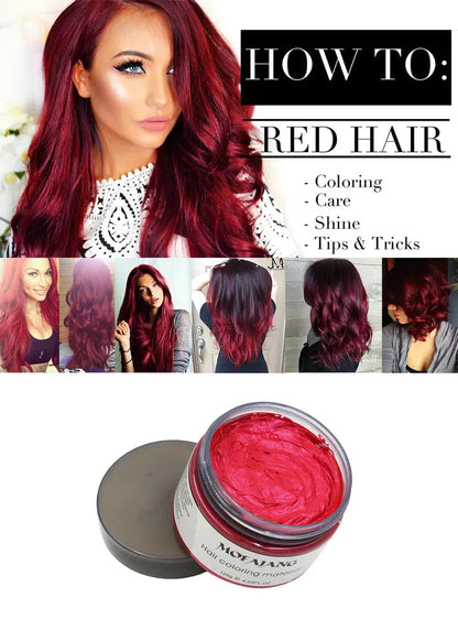 2 In 1 Stylish And Temporary Color Hair Wax