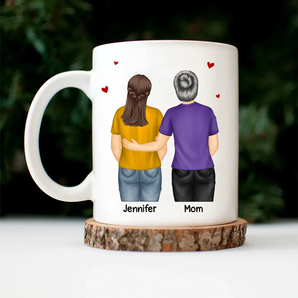 I Smile Because You Are My Daughter Son Backside - Personalized Mug