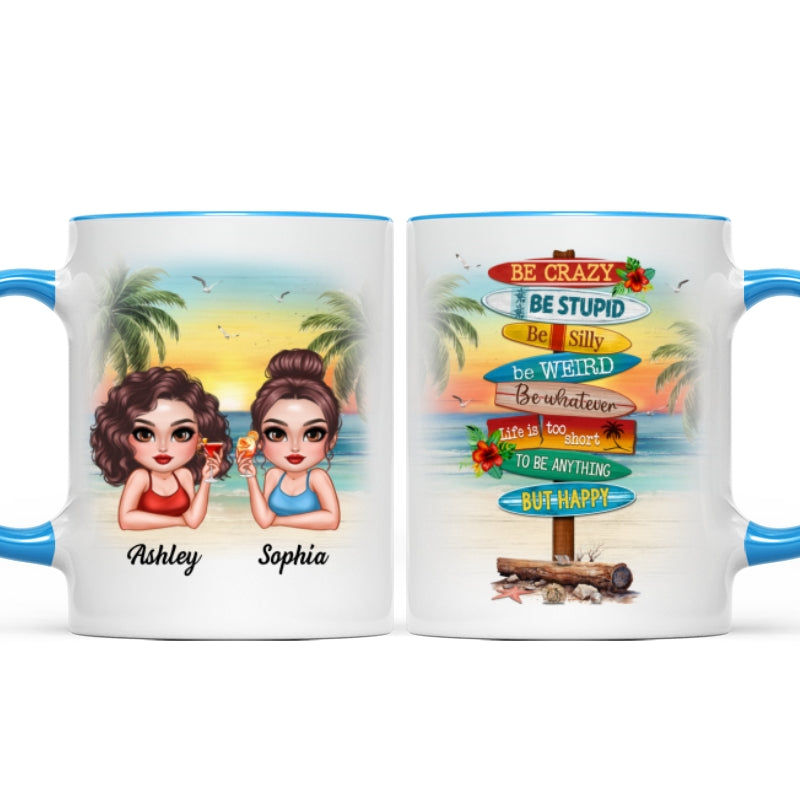 Summer Girls Be Happy Personalized Mug
