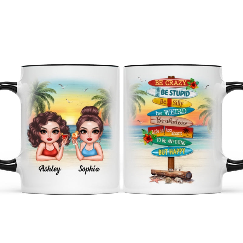 Summer Girls Be Happy Personalized Mug