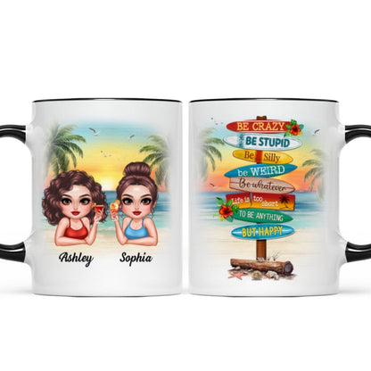 Summer Girls Be Happy Personalized Mug