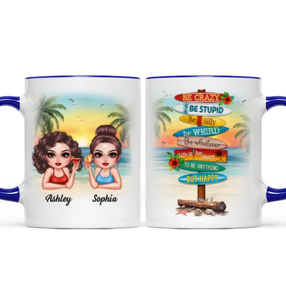 Summer Girls Be Happy Personalized Mug