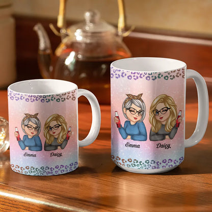 If Fate Whispers To You Daughter Granddaughter - Personalized White Edge-to-Edge Mug