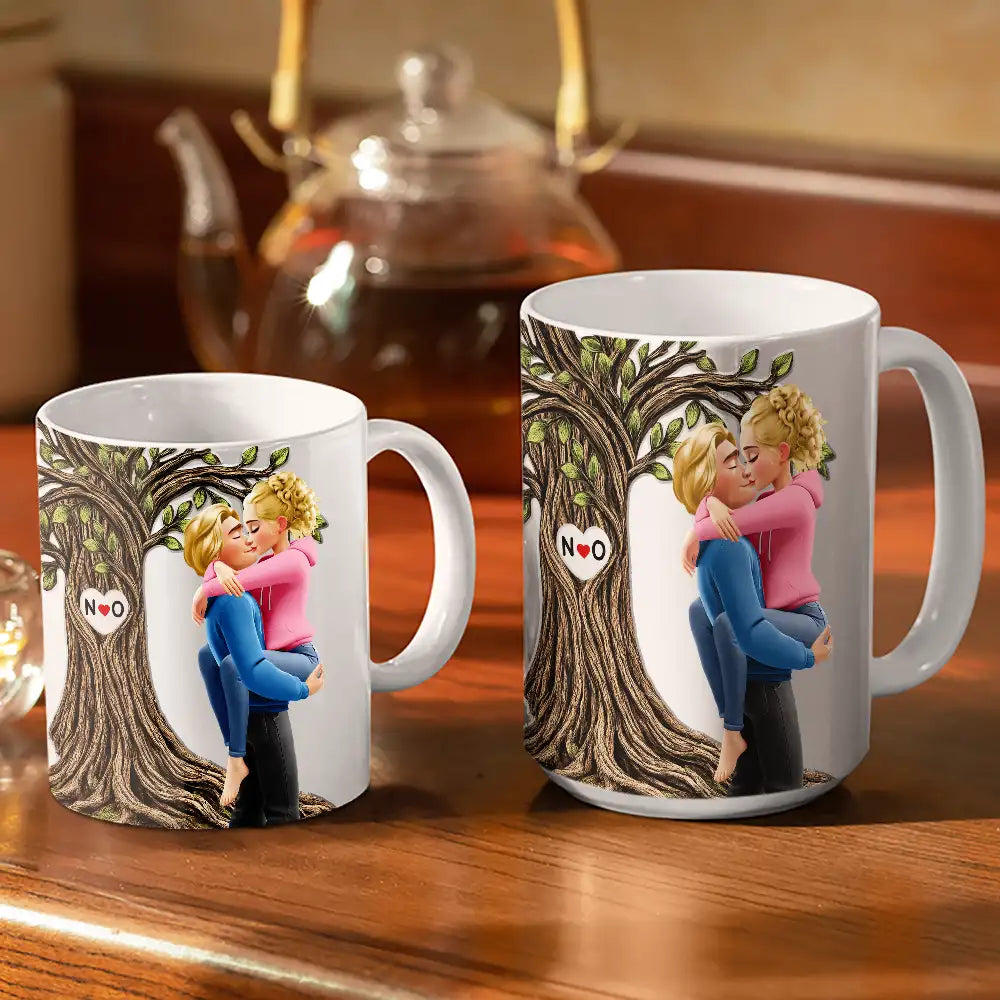 If I Have My Life To Life - Personalized White Edge-to-Edge Mug