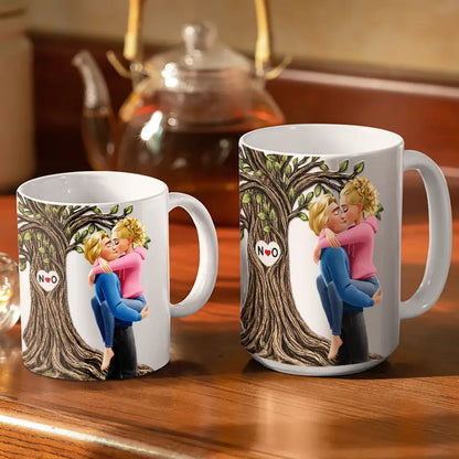 If I Have My Life To Life - Personalized White Edge-to-Edge Mug