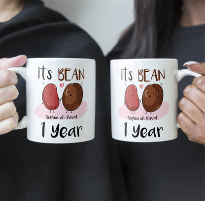 It's Bean A Year - Personalized Mug