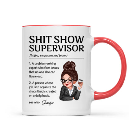 A Problem Solving Expert Personalized Mug, Funny Gift For Colleagues, Coworkers, Work Friends, Work Besties
