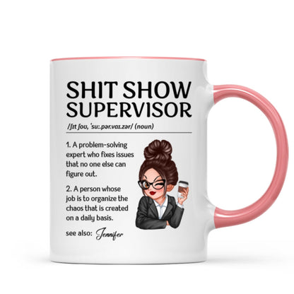 A Problem Solving Expert Personalized Mug, Funny Gift For Colleagues, Coworkers, Work Friends, Work Besties