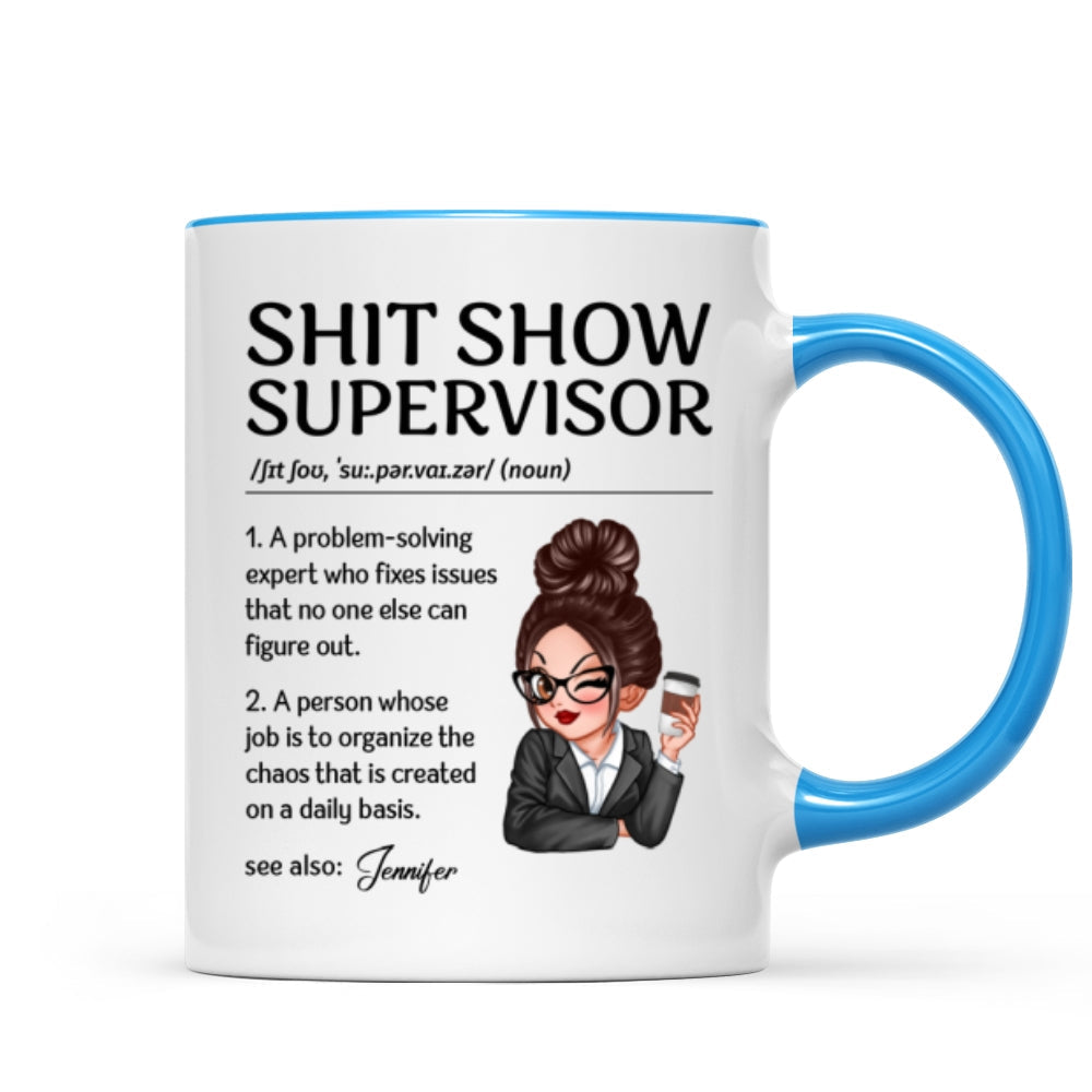 A Problem Solving Expert Personalized Mug, Funny Gift For Colleagues, Coworkers, Work Friends, Work Besties