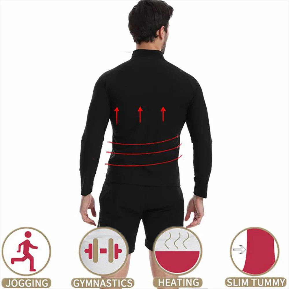 Sauna Sweat Compression Vest And Jacket