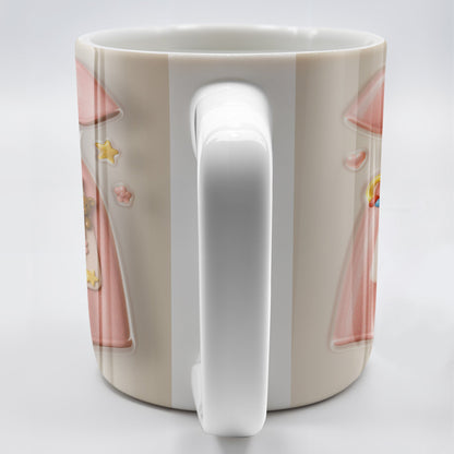 Best Babysitter With Children's Toys And Dress Design - Personalized Custom Coffee Mug - JBS001_MG