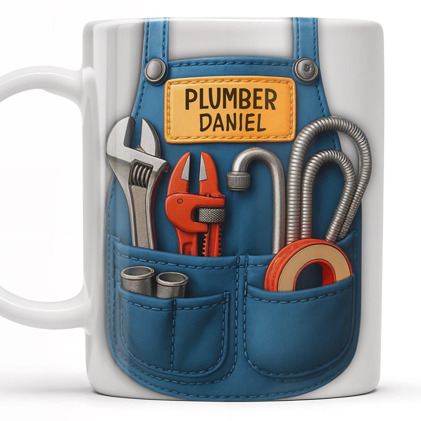 Vibrant Tool Belt Design - Personalized Custom Coffee Mug - JBS005_MG