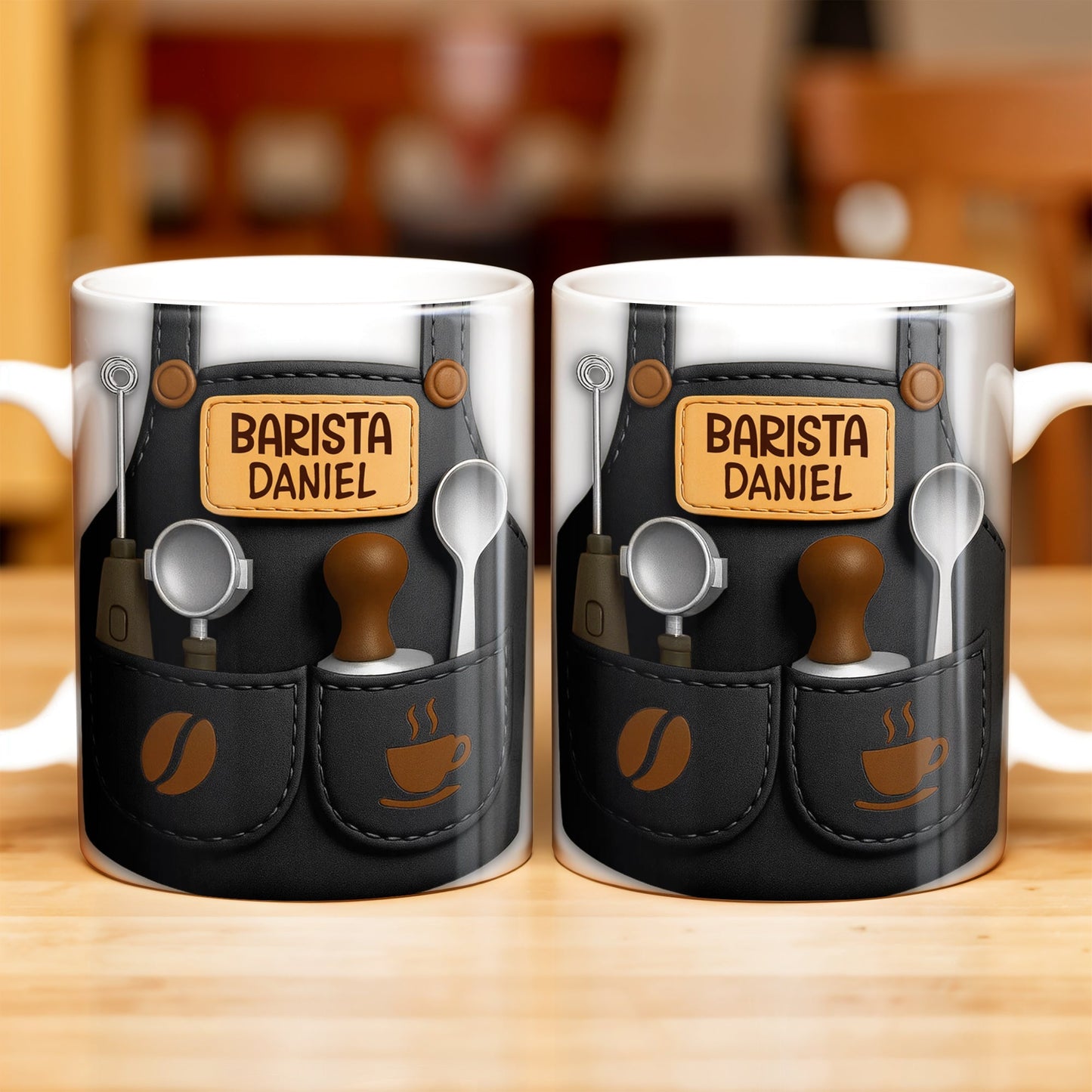 To The Best Barista, Coffee Accessories Design - Personalized Custom Coffee Mug - JBS007_MG
