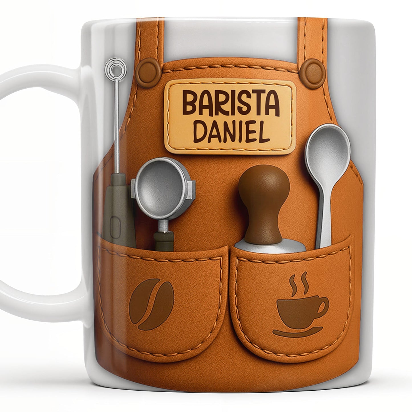 To The Best Barista, Coffee Accessories Design - Personalized Custom Coffee Mug - JBS007_MG