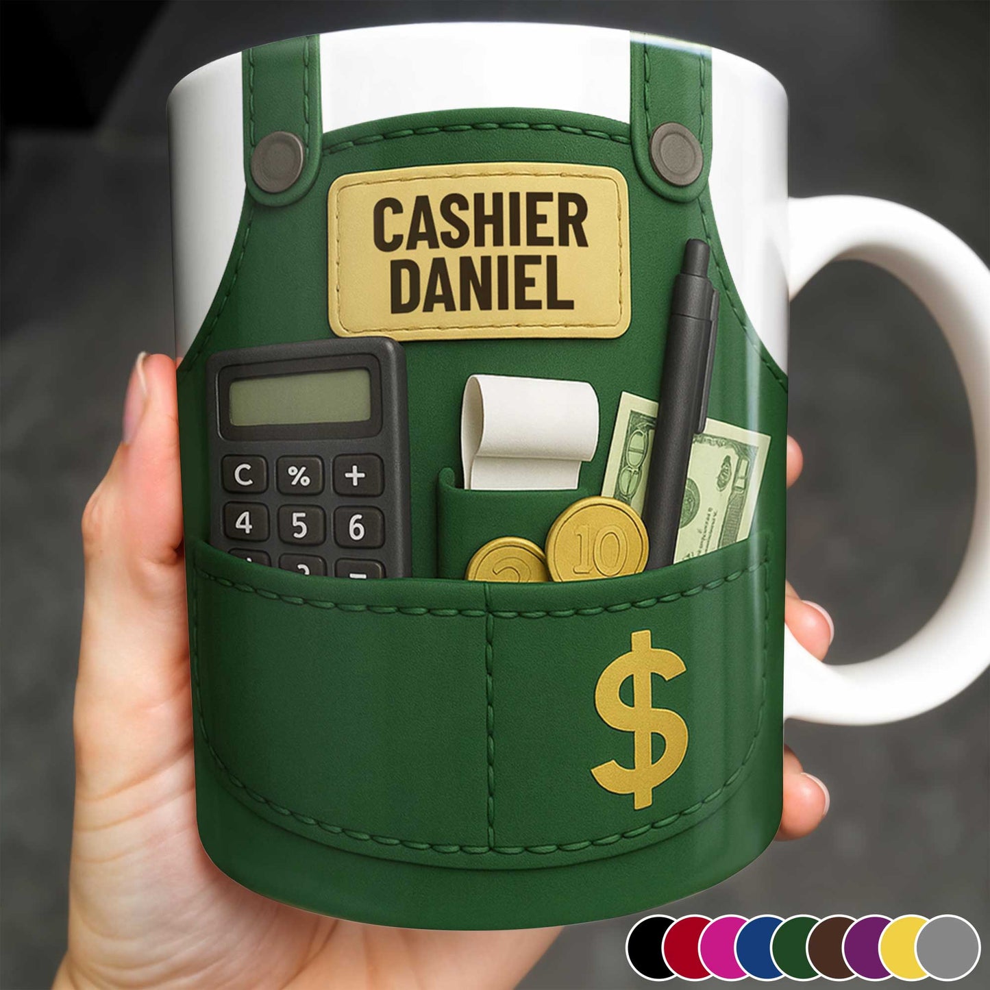 Perfect Gift For The Amazing Cashiers - Personalized Custom Coffee Mug - JBS008_MG