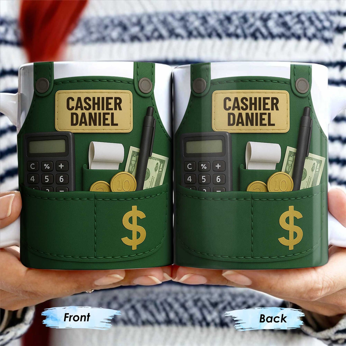 Perfect Gift For The Amazing Cashiers - Personalized Custom Coffee Mug - JBS008_MG