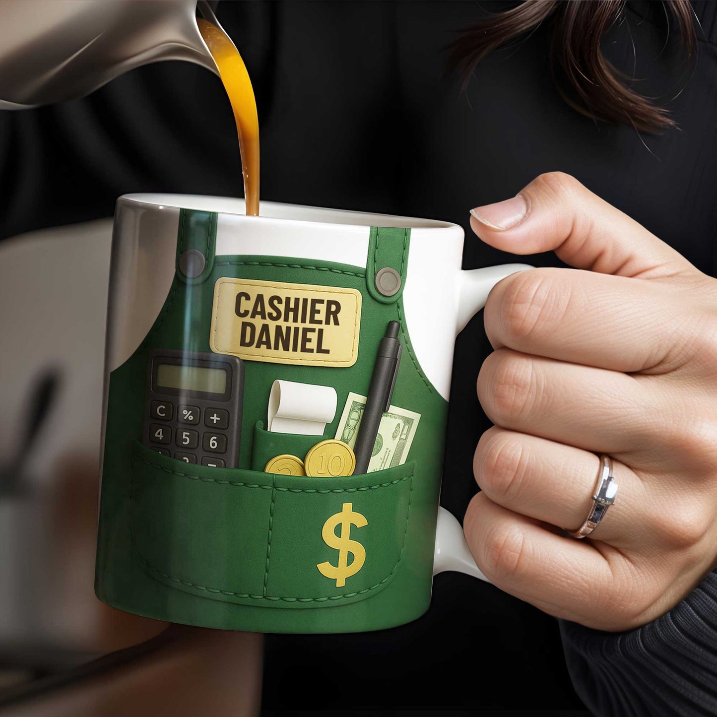 Perfect Gift For The Amazing Cashiers - Personalized Custom Coffee Mug - JBS008_MG
