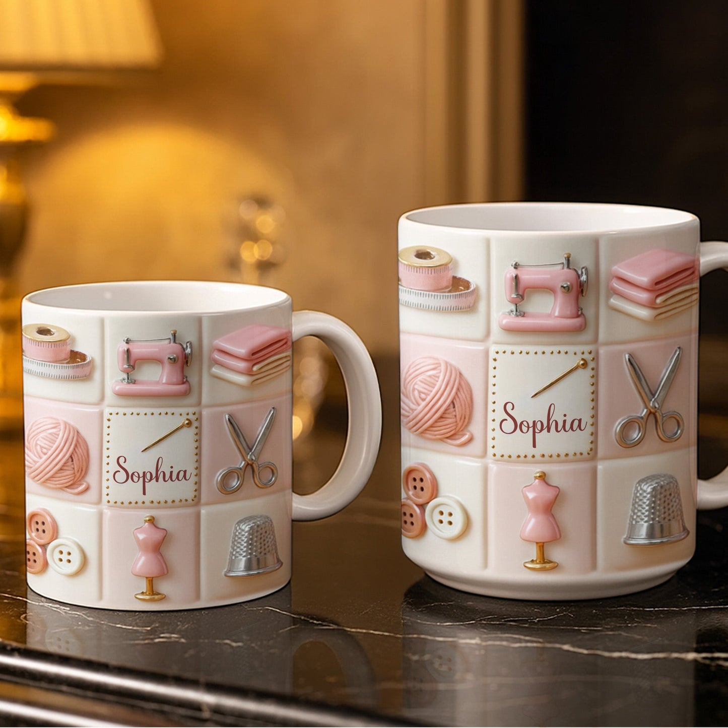 Personalize Your Creativity With Crafting Icons - Personalized Custom Coffee Mug - JBS066_MG