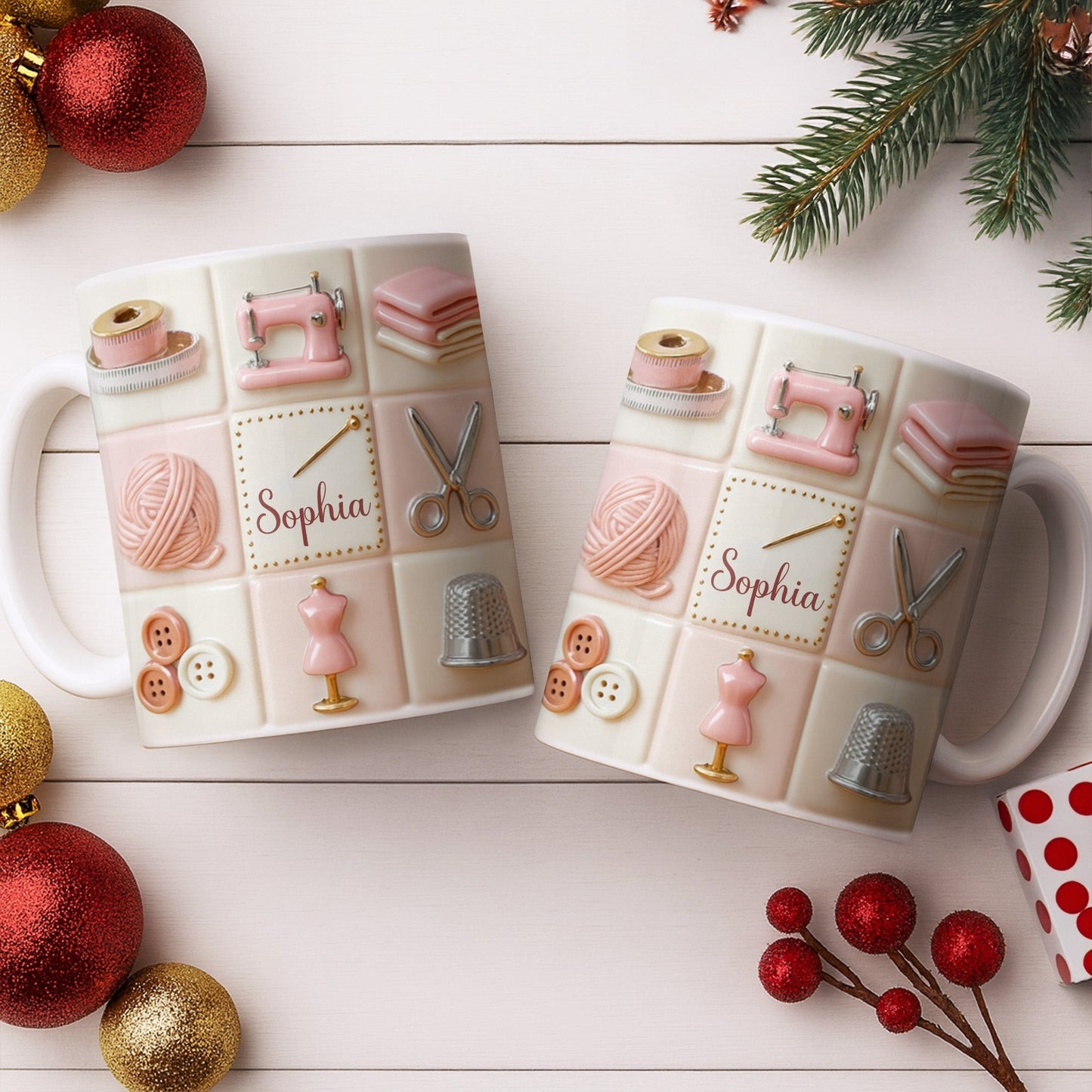 Personalize Your Creativity With Crafting Icons - Personalized Custom Coffee Mug - JBS066_MG
