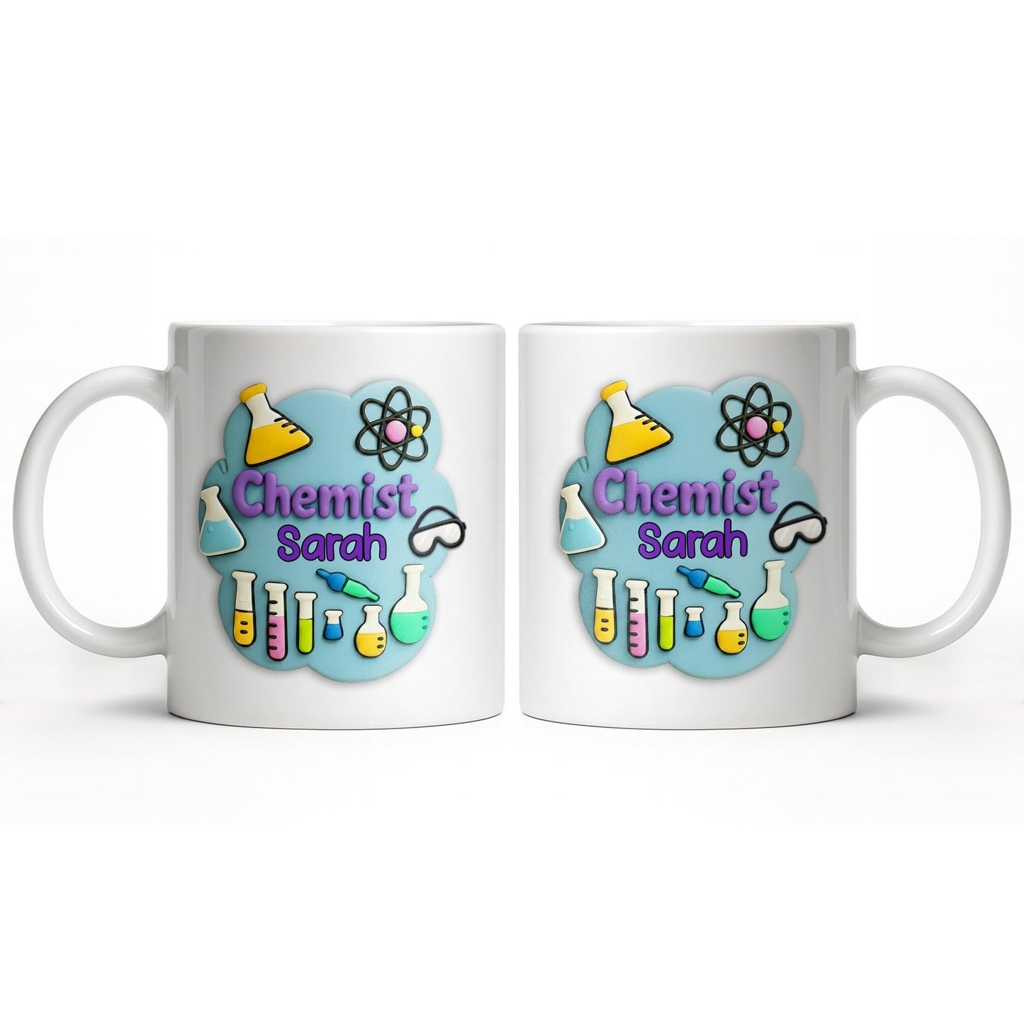 Celebrate Your Inner Scientist With Chemistry-Themed Art - Personalized Custom Coffee Mug - JBS072_MG