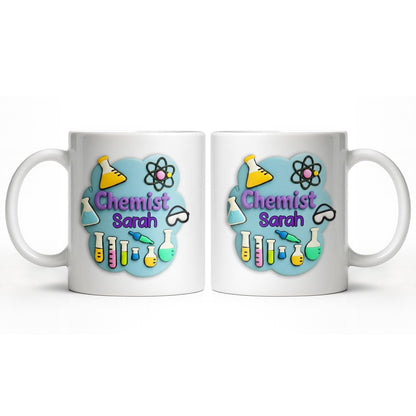 Celebrate Your Inner Scientist With Chemistry-Themed Art - Personalized Custom Coffee Mug - JBS072_MG