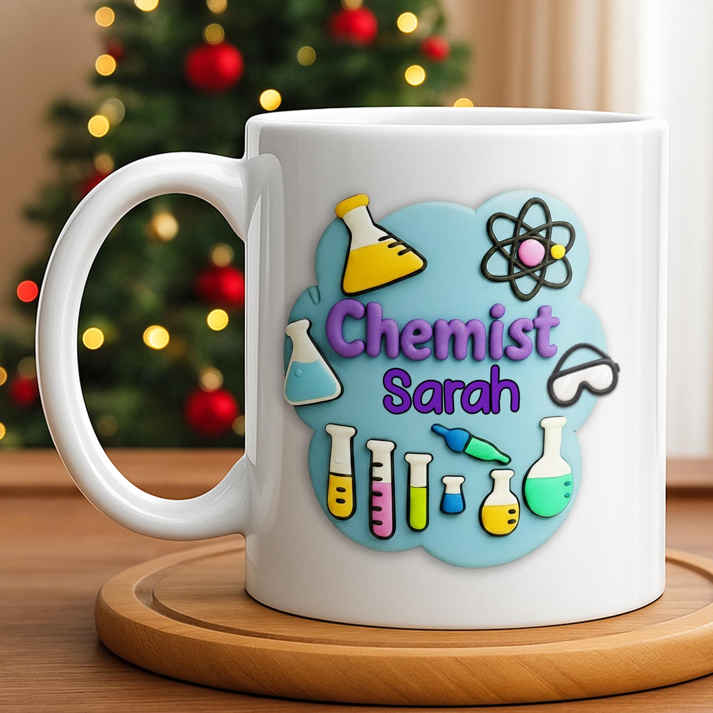 Celebrate Your Inner Scientist With Chemistry-Themed Art - Personalized Custom Coffee Mug - JBS072_MG