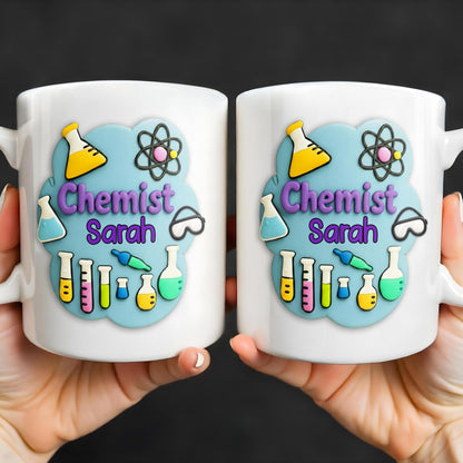 Celebrate Your Inner Scientist With Chemistry-Themed Art - Personalized Custom Coffee Mug - JBS072_MG
