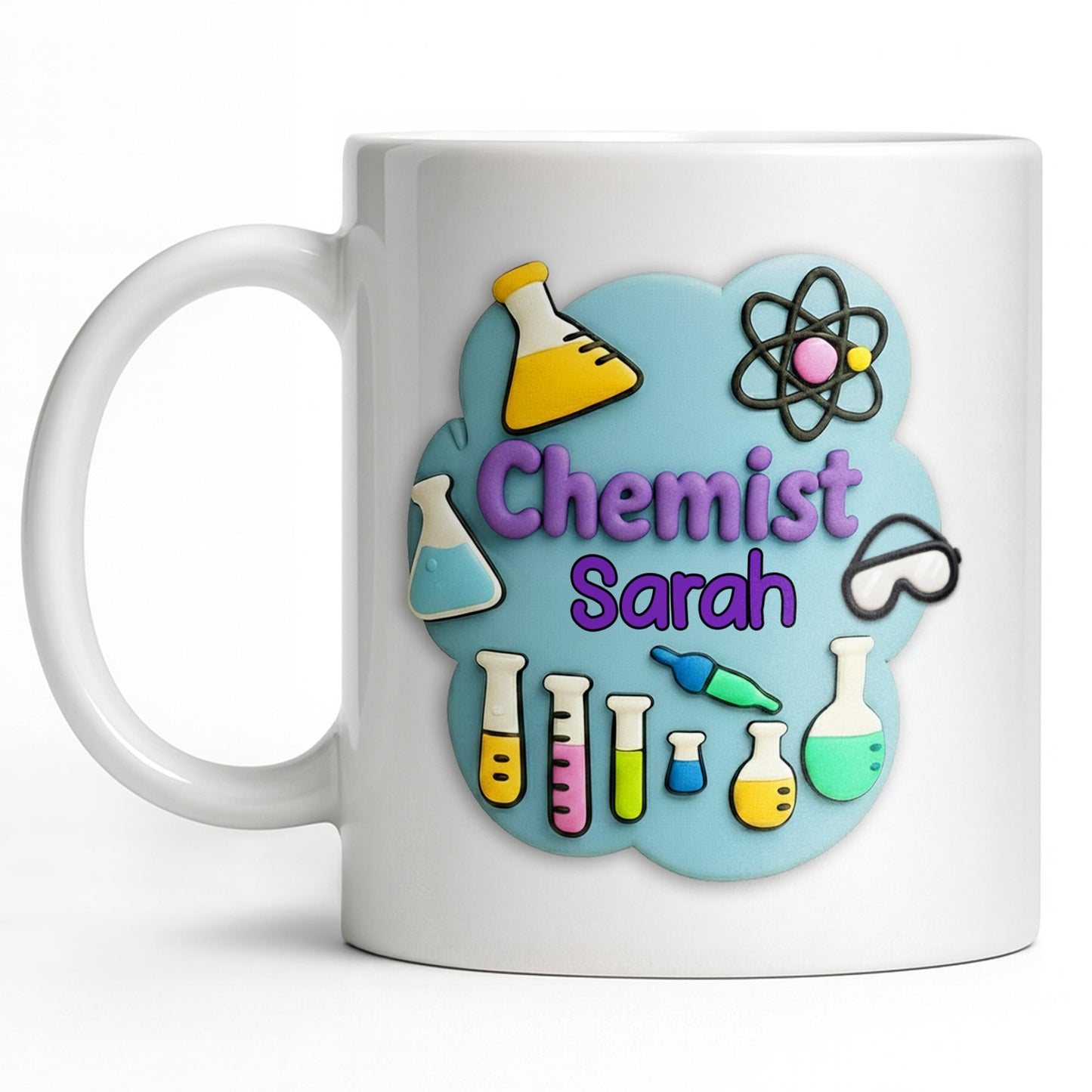 Celebrate Your Inner Scientist With Chemistry-Themed Art - Personalized Custom Coffee Mug - JBS072_MG