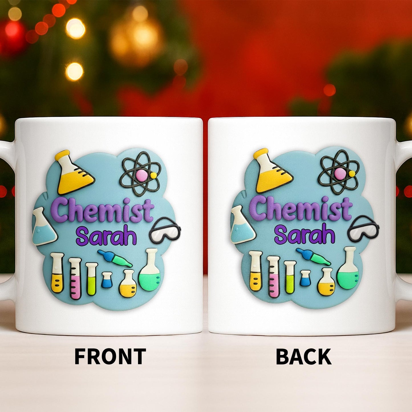 Celebrate Your Inner Scientist With Chemistry-Themed Art - Personalized Custom Coffee Mug - JBS072_MG