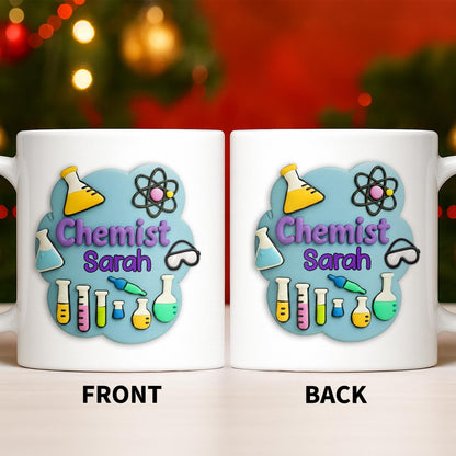 Celebrate Your Inner Scientist With Chemistry-Themed Art - Personalized Custom Coffee Mug - JBS072_MG