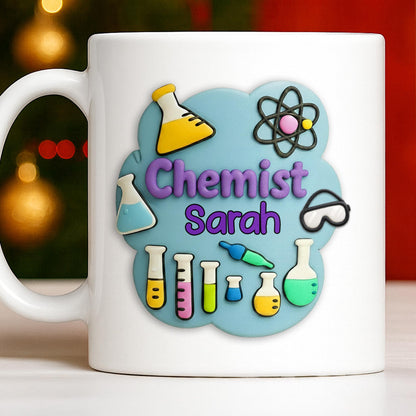 Celebrate Your Inner Scientist With Chemistry-Themed Art - Personalized Custom Coffee Mug - JBS072_MG