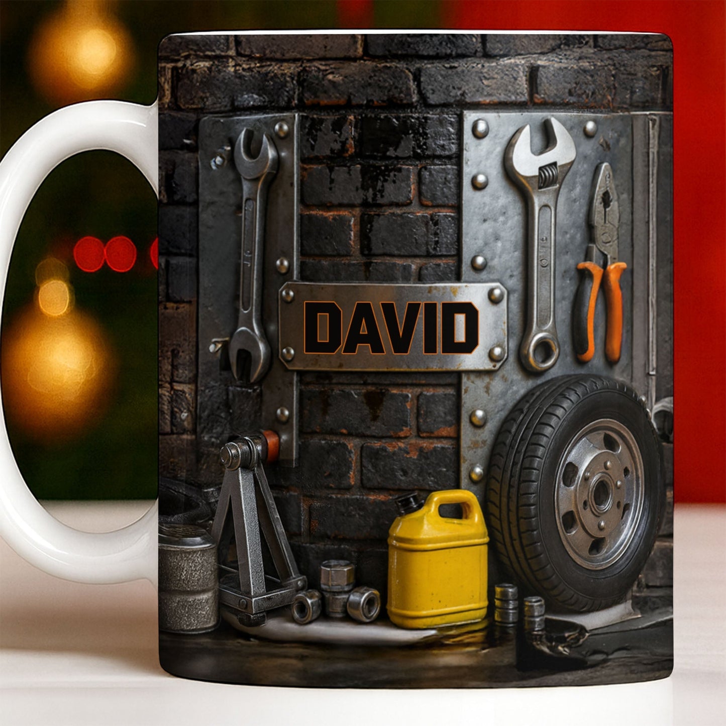 Perfect for DIY Enthusiasts and Car Lovers - Personalized Custom Coffee Mug - JBS076_MG
