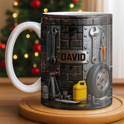 Perfect for DIY Enthusiasts and Car Lovers - Personalized Custom Coffee Mug - JBS076_MG
