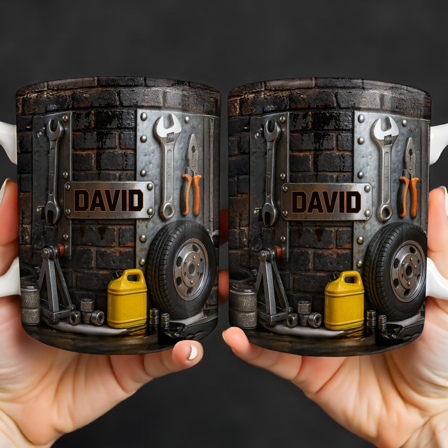 Perfect for DIY Enthusiasts and Car Lovers - Personalized Custom Coffee Mug - JBS076_MG