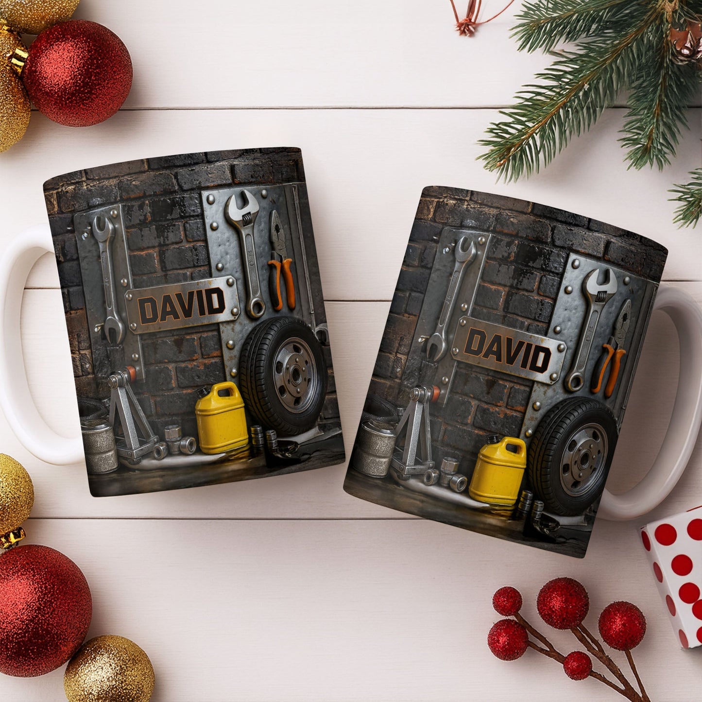 Perfect for DIY Enthusiasts and Car Lovers - Personalized Custom Coffee Mug - JBS076_MG