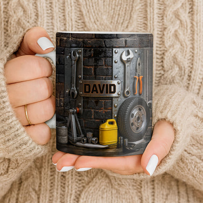 Perfect for DIY Enthusiasts and Car Lovers - Personalized Custom Coffee Mug - JBS076_MG