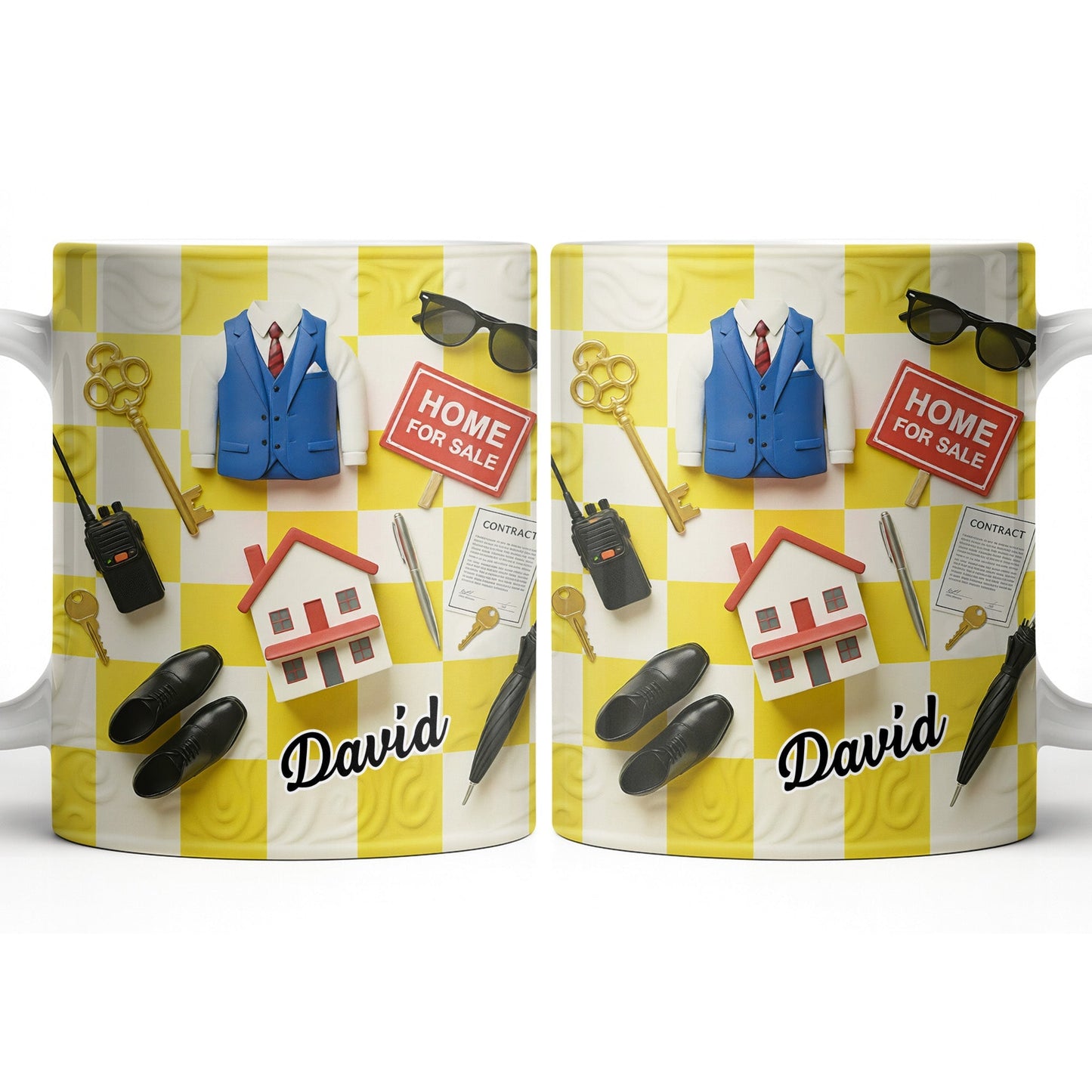 Perfect Gift For Real Estate Professionals - Personalized Custom Coffee Mug - JBS080_MG