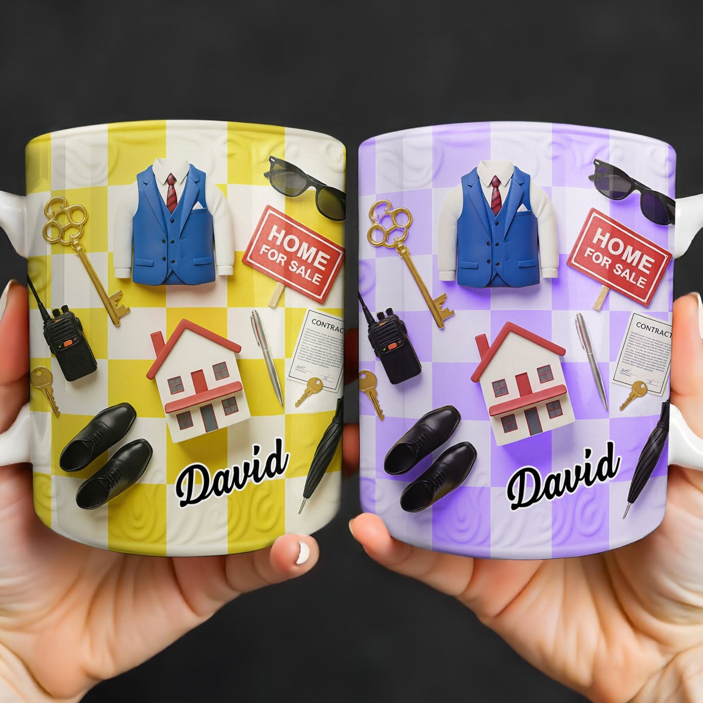 Perfect Gift For Real Estate Professionals - Personalized Custom Coffee Mug - JBS080_MG