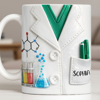Ignite Curiosity With Science and Lab Essentials - Personalized Custom Coffee Mug - JBS084_MG