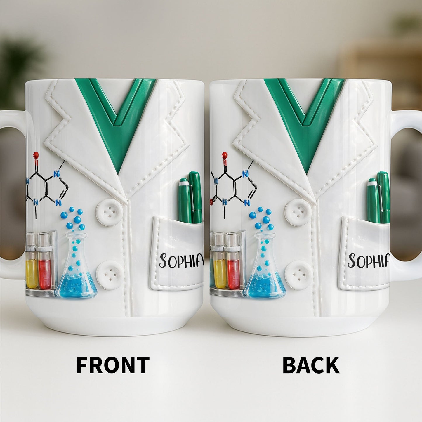 Ignite Curiosity With Science and Lab Essentials - Personalized Custom Coffee Mug - JBS084_MG