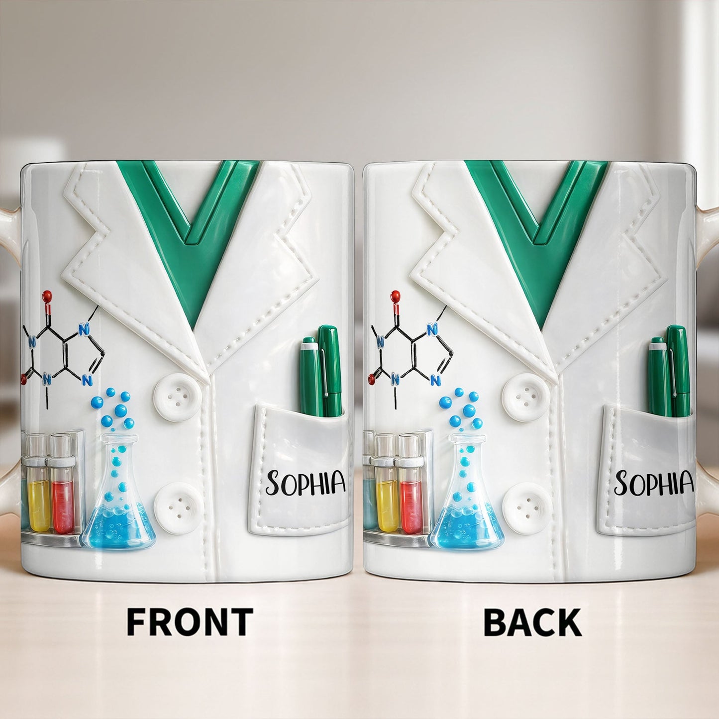 Ignite Curiosity With Science and Lab Essentials - Personalized Custom Coffee Mug - JBS084_MG