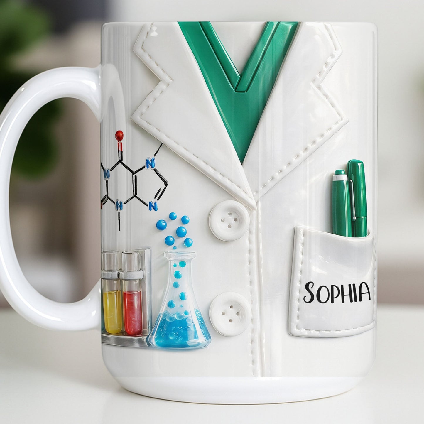 Ignite Curiosity With Science and Lab Essentials - Personalized Custom Coffee Mug - JBS084_MG