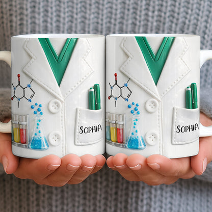 Ignite Curiosity With Science and Lab Essentials - Personalized Custom Coffee Mug - JBS084_MG