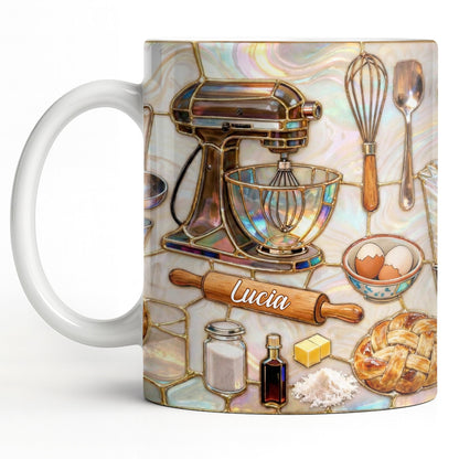Custom Kitchen Essentials For The Avid Baker - Personalized Custom Coffee Mug - JBS089_MG