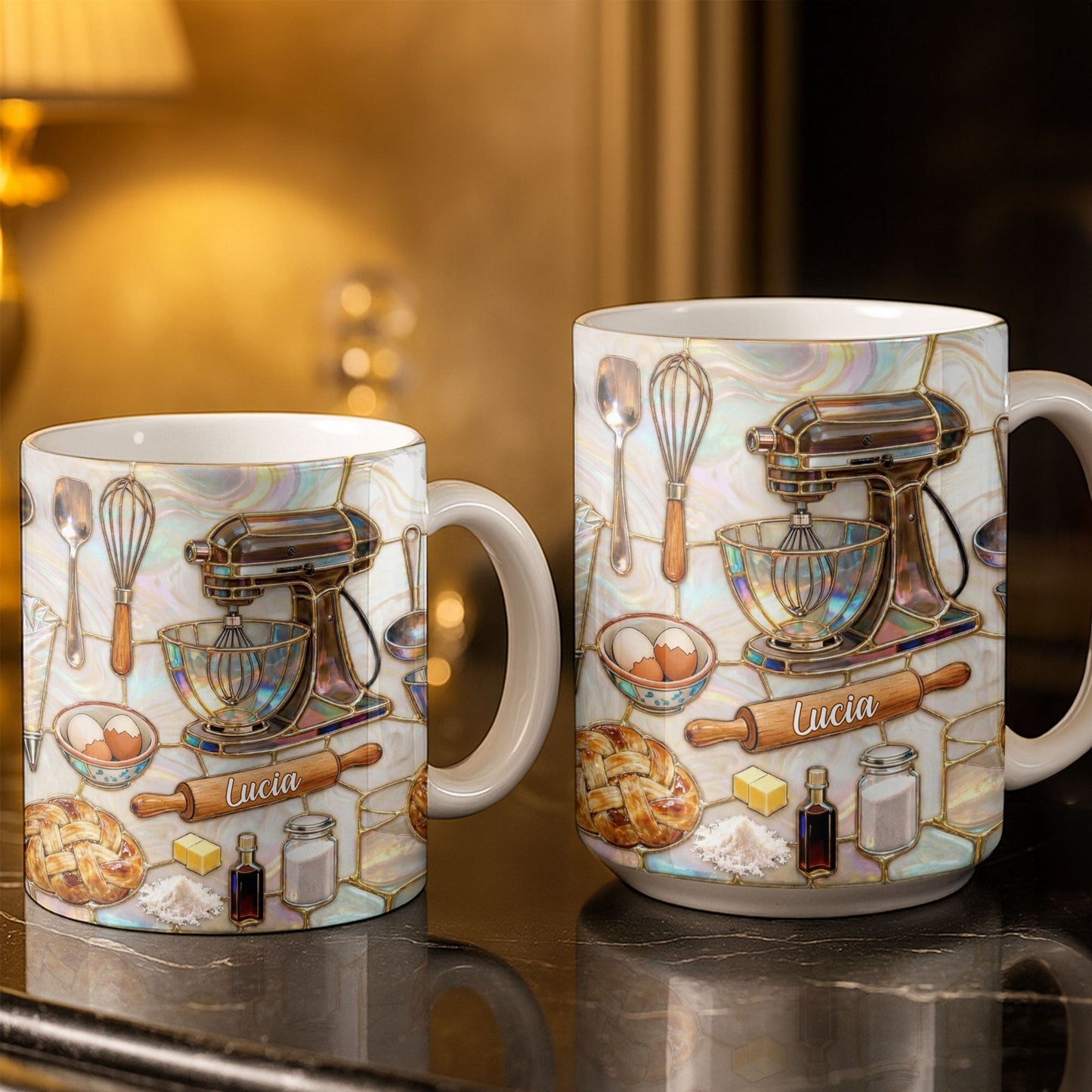 Custom Kitchen Essentials For The Avid Baker - Personalized Custom Coffee Mug - JBS089_MG