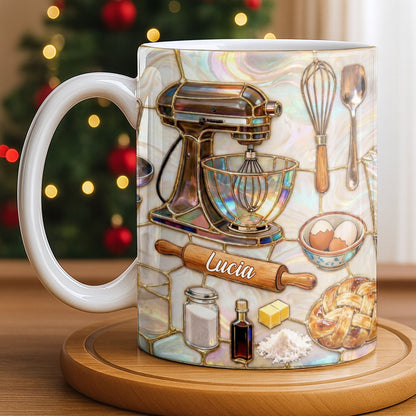 Custom Kitchen Essentials For The Avid Baker - Personalized Custom Coffee Mug - JBS089_MG