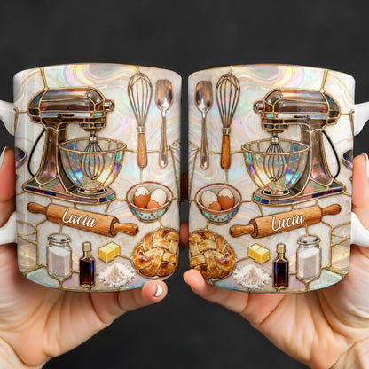 Custom Kitchen Essentials For The Avid Baker - Personalized Custom Coffee Mug - JBS089_MG