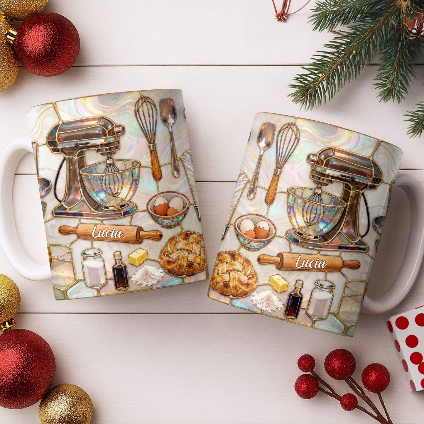 Custom Kitchen Essentials For The Avid Baker - Personalized Custom Coffee Mug - JBS089_MG